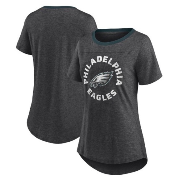 NFL Tops - Nfl Philadelphia Eagles Women's Roundabout Short Sleeve Tshirt nwt